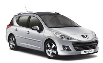 Window tint Peugeot 207 SW