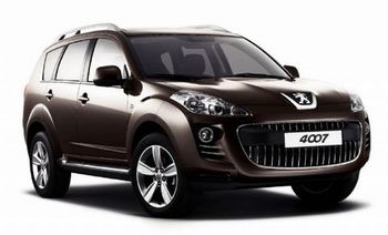 Window tint Peugeot 4007
