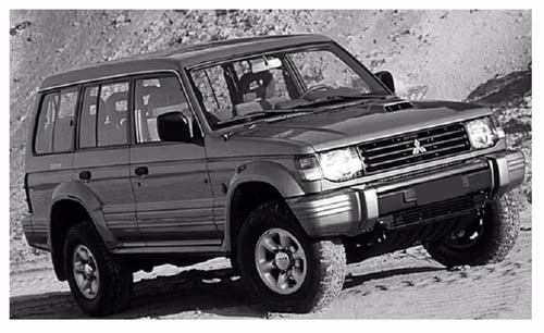Window tint film for the Mitsubishi Pajero Shogun.