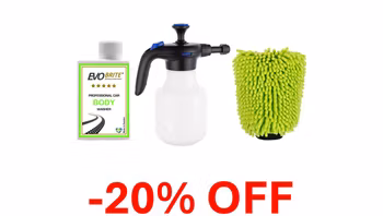 WASHING PACKAGE WITH FOAM SPRAY