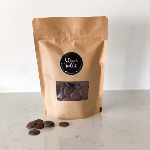 chokladpellets mjökchoklad utan tillsatt socker