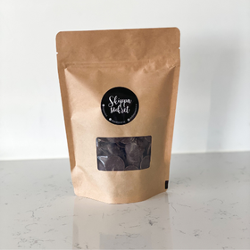 CHOKLADPELLETS MÖRK, 250G (UTAN TILLSATT SOCKER)