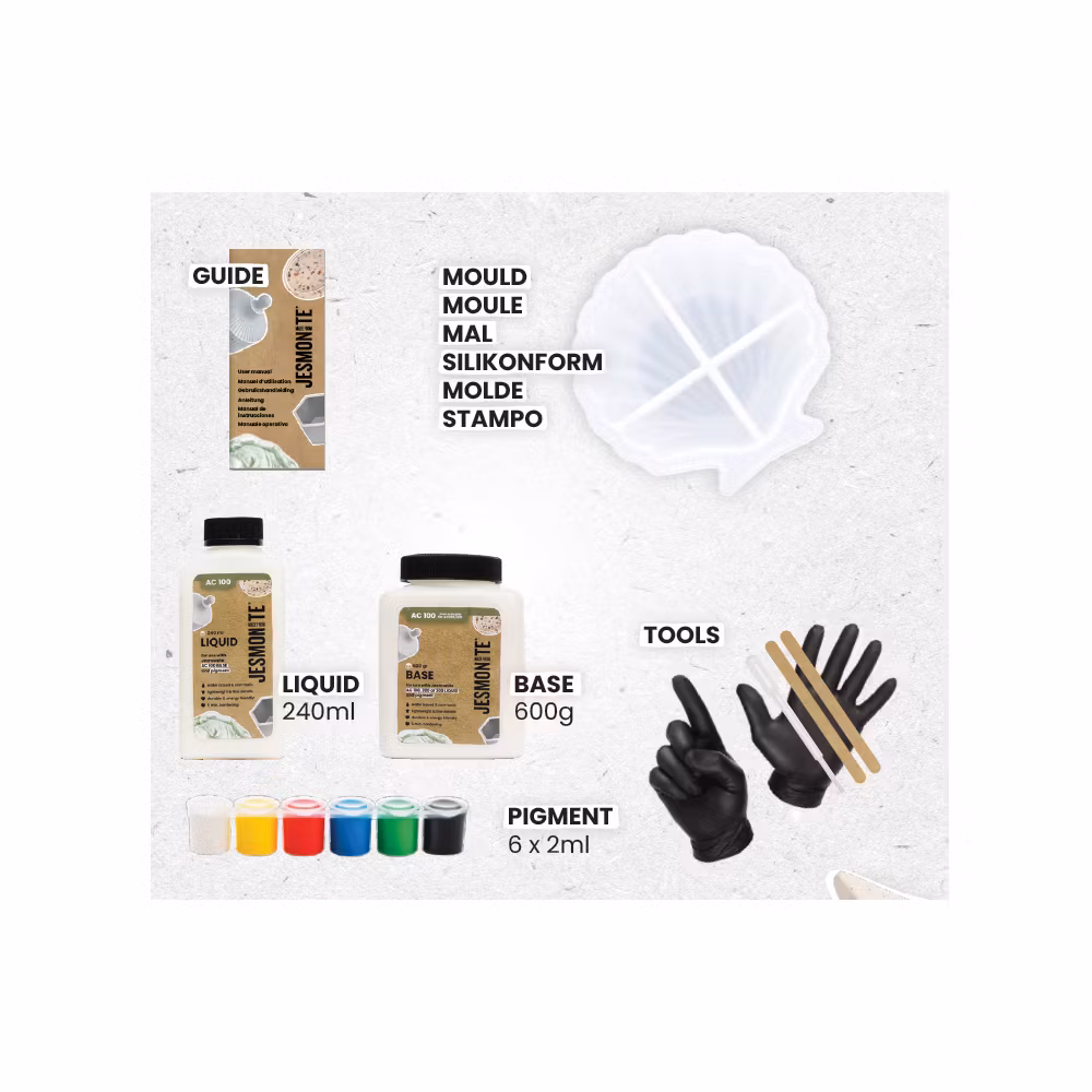 JESMONITE® AC100 Starter Kit: Snäckskal