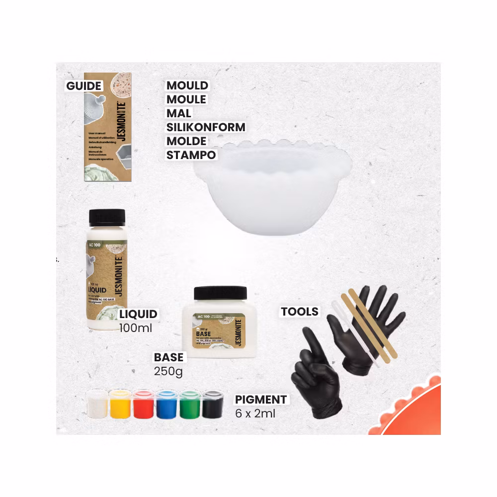 Jesmonite AC100 Start kit - Skål