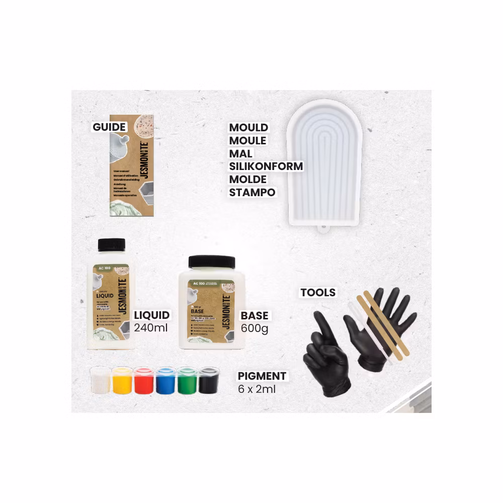 JESMONITE® AC100 Starter Kit- Regnbåge