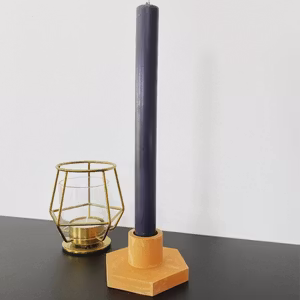 Silikonform ljusstake