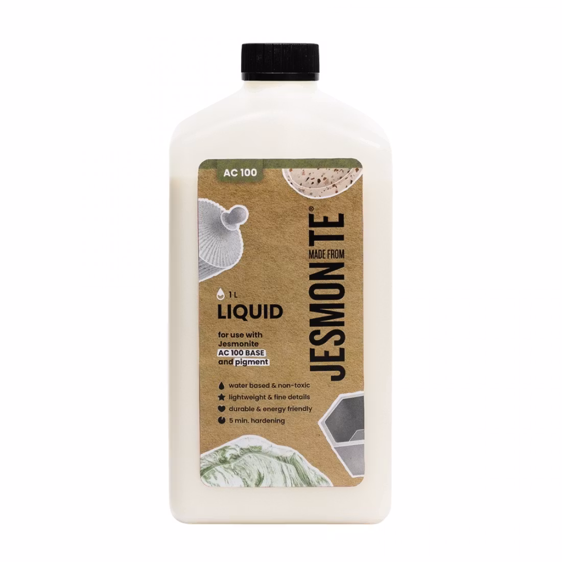 Jesmonite AC100 vätska 1 liter bästa pris hos Jesmohobby