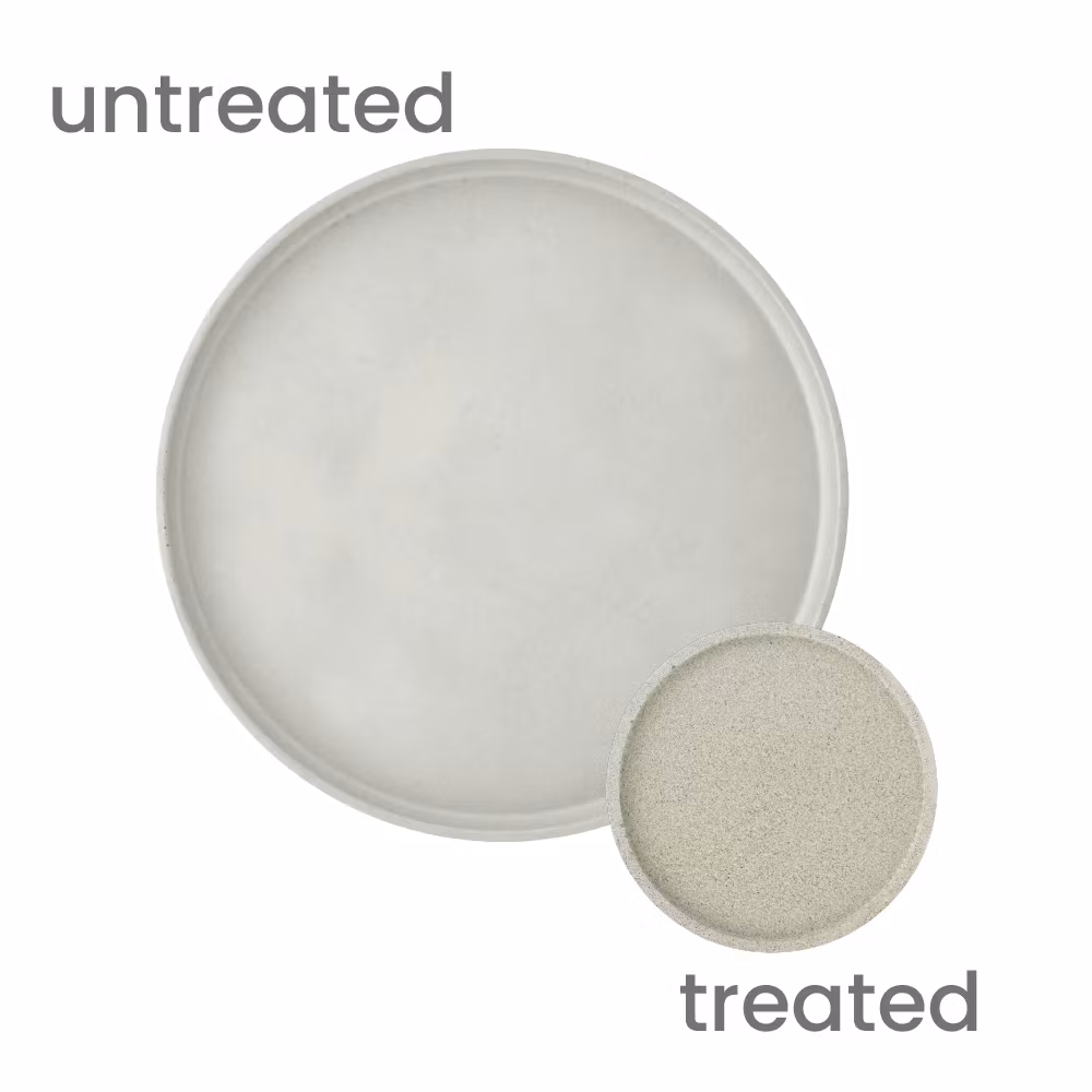 Jesmonite AC730 Portland Stone Hur ser den färdiga produkten ut