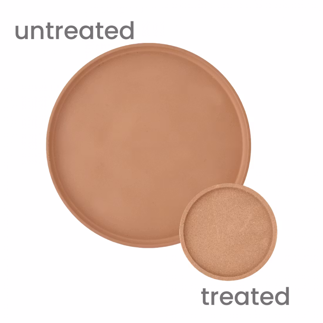 Jesmonite AC730 Old Terracotta Hur ser det färdiga resultatet ut?