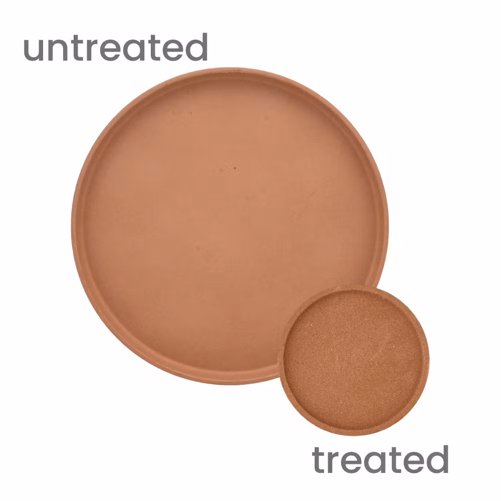 Jesmonite AC730 Marigold hur ser den färdiga produkten ut?