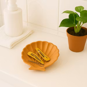 Silikonform för Jesmonite, Gips, resin snäckskal 11cm