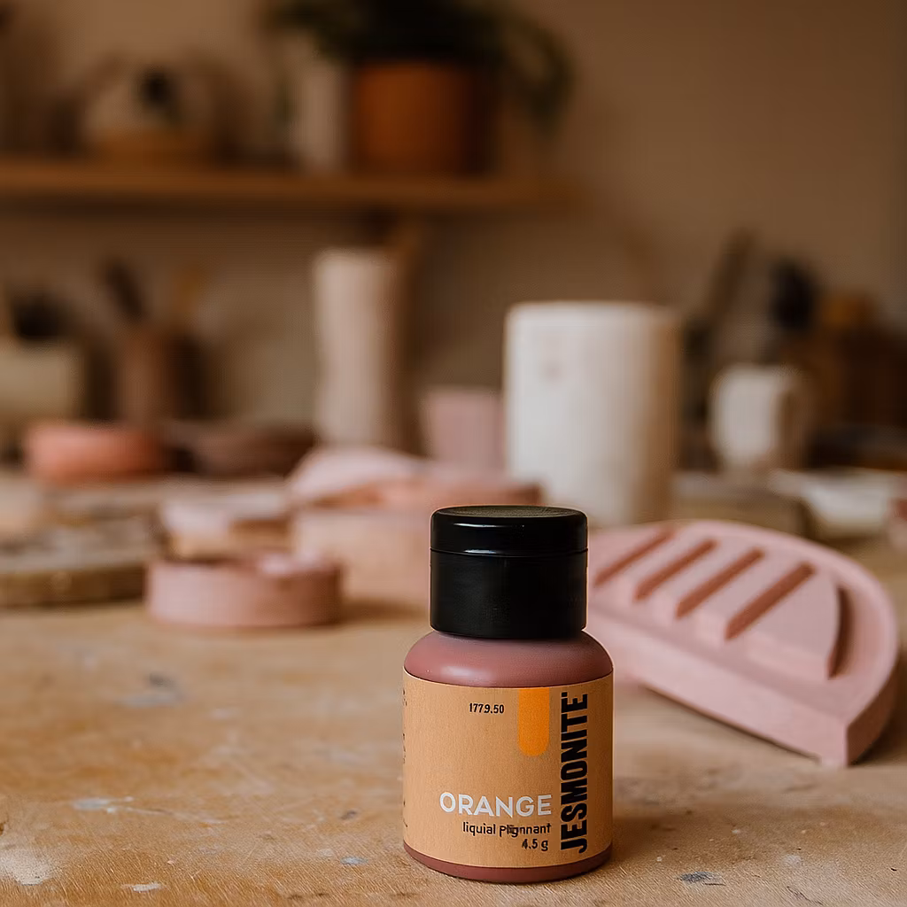 Jesmonite färg pigment Orange