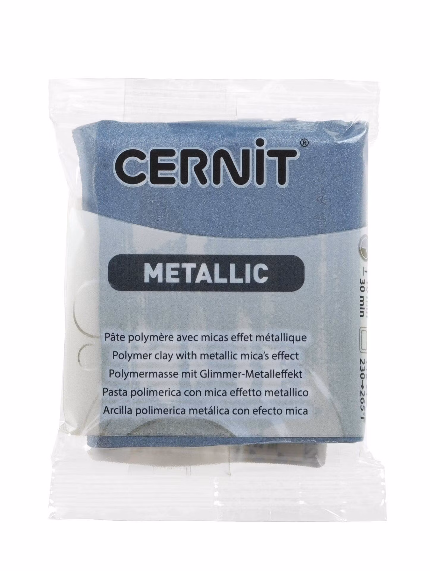 Cernit Metallic 56g - Steel 167c