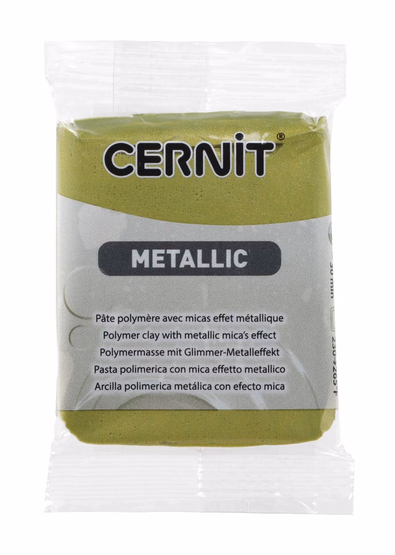 Cernit Metallic 56g - Green Gold 051c