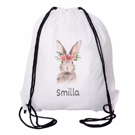 Personlig presentset med kaninmönster för barn