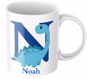 Dino - Personlig Barnmugg med namn