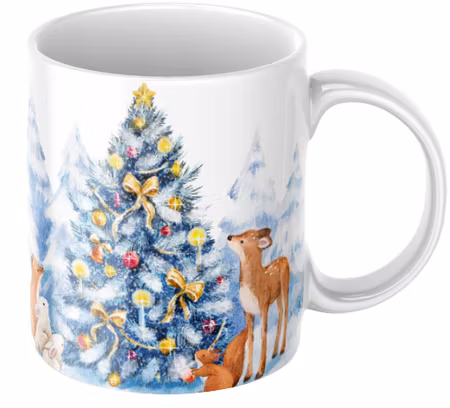 Vinter i skogen -Vintermugg - Julmugg