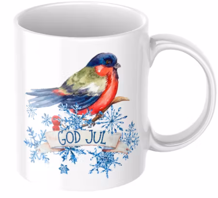 Vinterfågel -Vintermugg - Julmugg