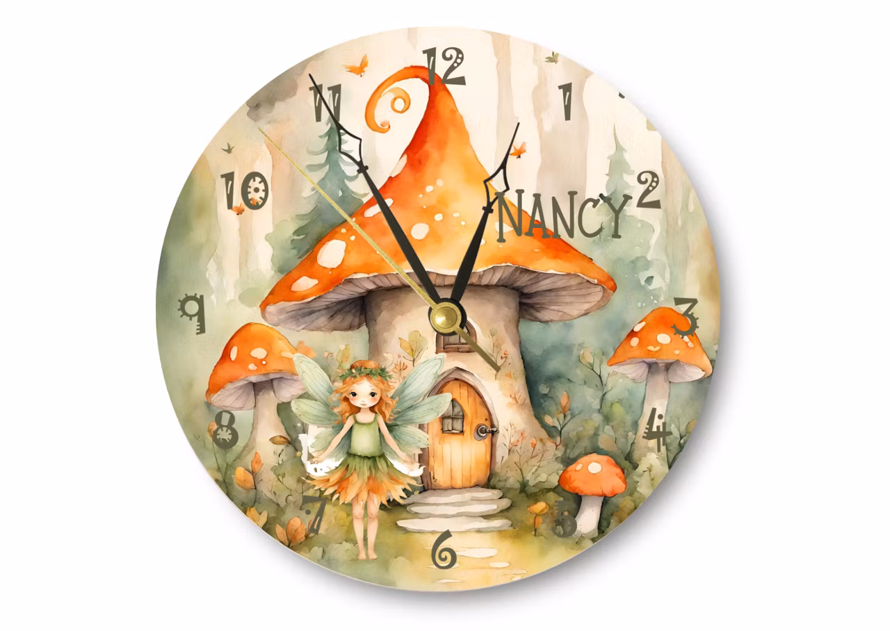 Skogens Magi - Väggklocka - barn