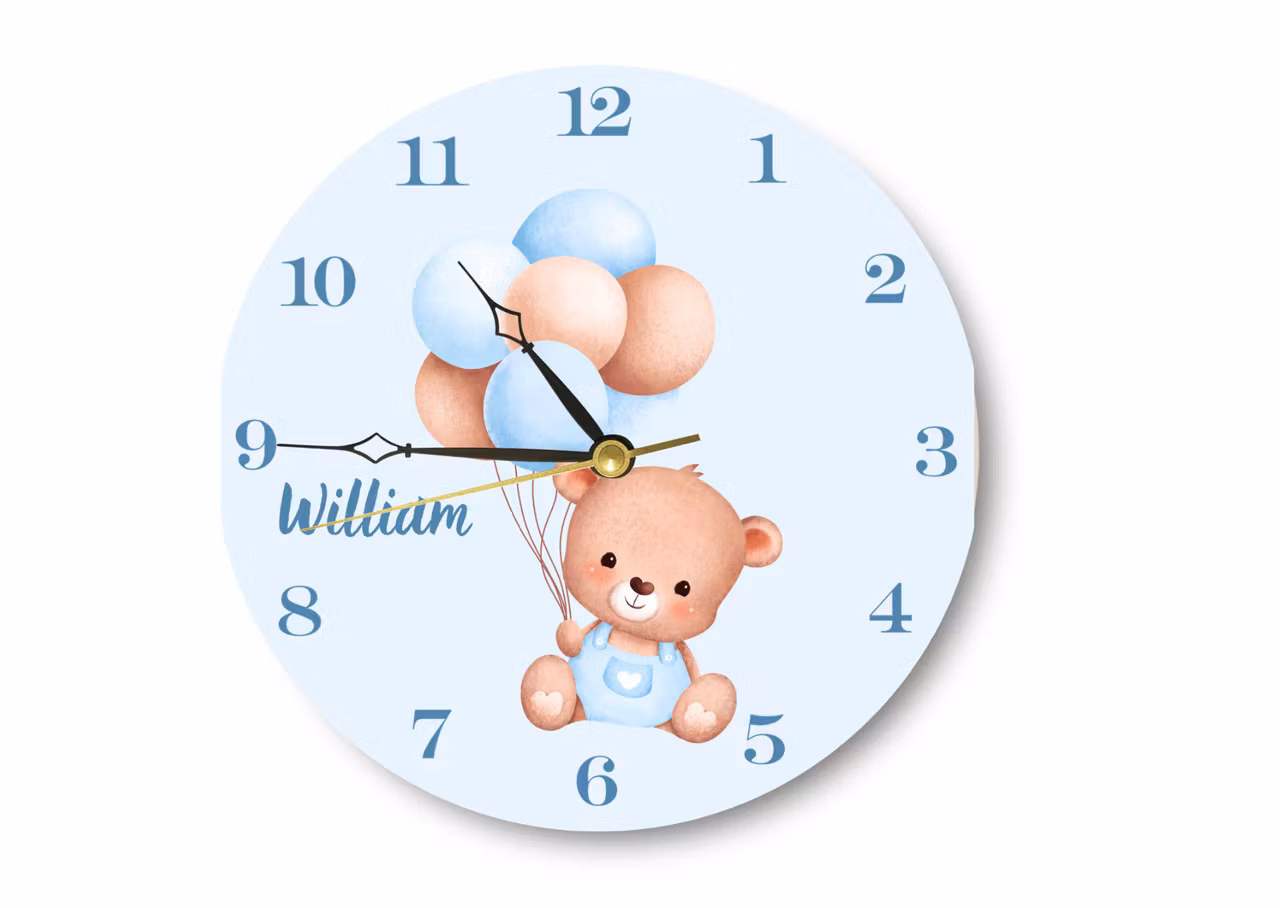 Väggklocka- barn . Doppresent