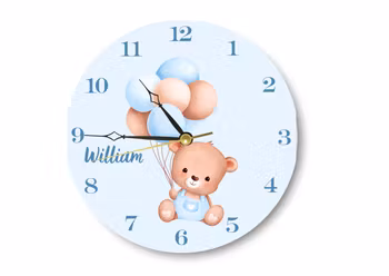Väggklocka- barn . Doppresent