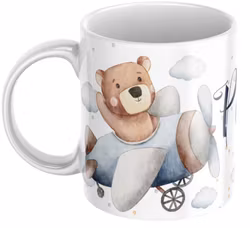 Nalle Björn - Personlig mugg, Mugg för barn