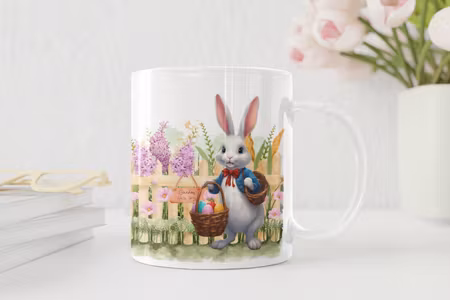 Påskhare  personlig mugg