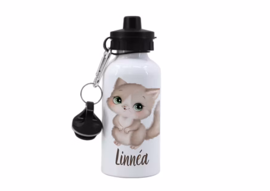 Personligt presentset med kattmönster för barn