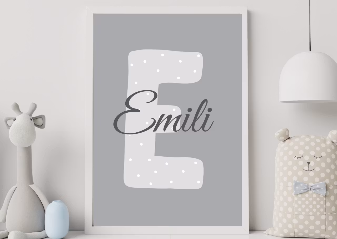 Väggklocka för barn - Magisk måne