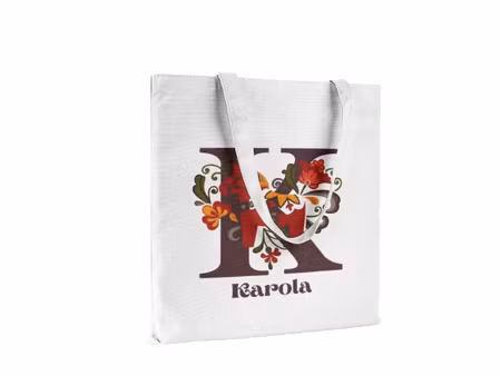 Personlig Tygkasse - Tygpåse med namn -Dalahäst