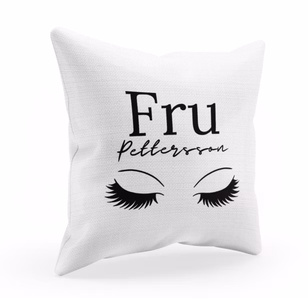 Fru-mönstrad - Personlig kuddfodral