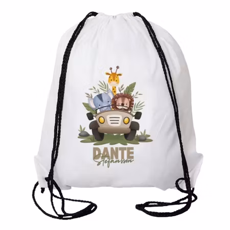 Personligt presentset med Safari mönster för barn