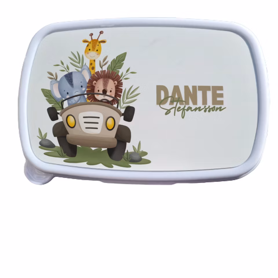 jeep-safari-monstrad-personliga-vattenflaska-för-barn -matlåda