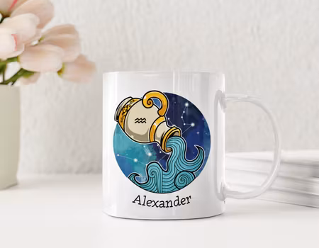 Personlig stjärntecken-mugg – välj ditt zodiak och få en unik astrologisk presentmugg