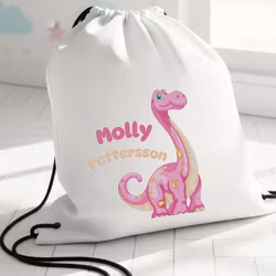 Gympapåse med Dinosaurie - Personlig Gymnastikpåse för Barn