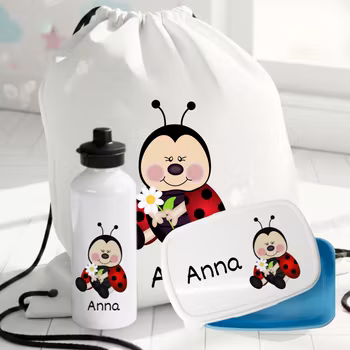 Personligt presentset med Nyckelpiga mönster för barn