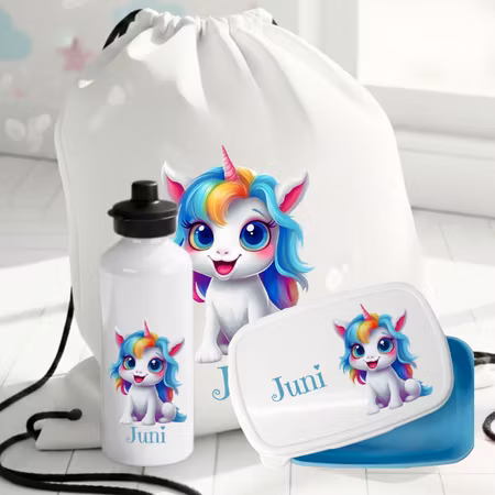 Personligt presentset med Enhörning mönster för barn