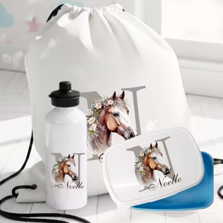 Personligt presentset med hästmönster för barn