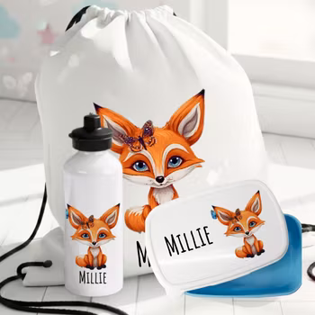 Personligt Presentset med Räv-mönster för Barn