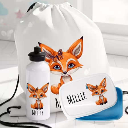 Personligt Presentset med Räv-mönster för Barn