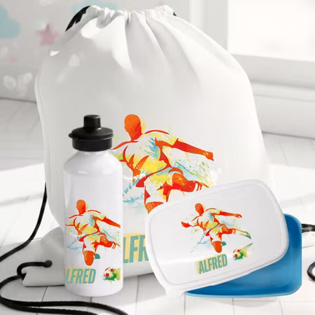 Personligt Presentset med Fotbollmönster för Barn