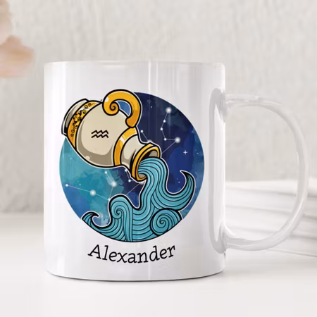 Personlig stjärntecken-mugg – välj ditt zodiak och få en unik astrologisk presentmugg