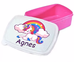 Personlig lunchlåda för barn -matlåda- lunchbox -Unikorn