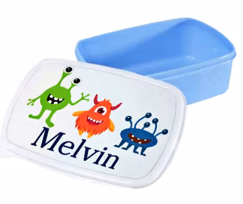 Personlig lunchlåda för barn -matlåda- lunchbox- Söta Monster