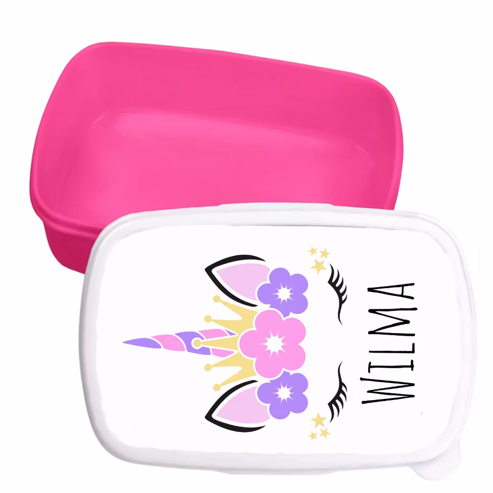 Personlig lunchlåda för barn -matlåda-  Enhörning