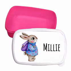 Personlig matlåda för barn - lunchbox -Kanin
