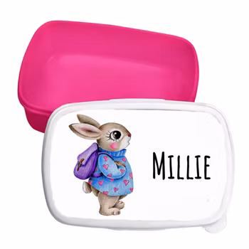 Personlig matlåda för barn - lunchbox -Kanin