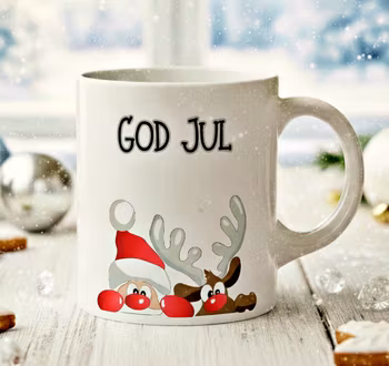 Personlig Julmugg- Julvänner