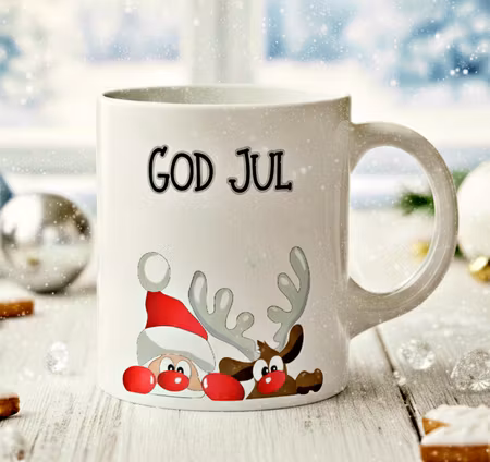 Personlig Julmugg- Julvänner