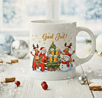 Personlig Julmugg - God Jul Fest